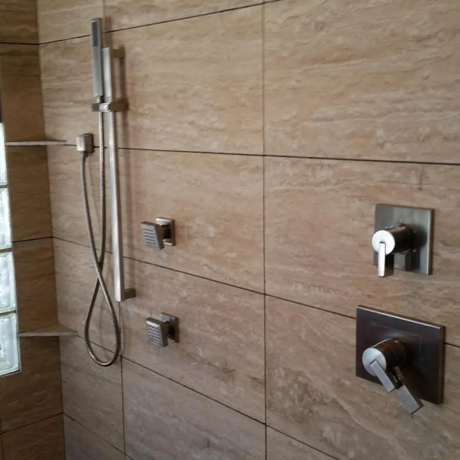 Shower fixture installation for Water Heater Installation in Mendon